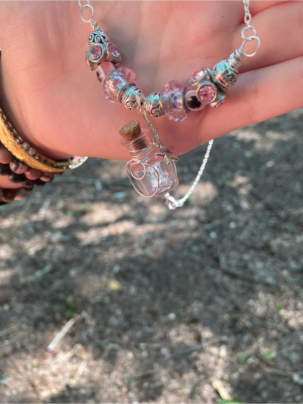 Whimsical Mini Jar Necklace